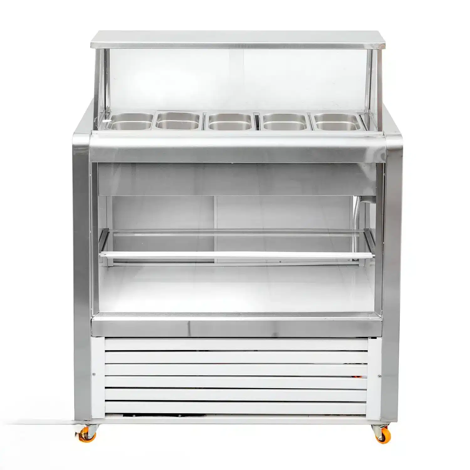 SALSERA REFRIGERADA 5 TACHOS FRIO ESTATICO ECO