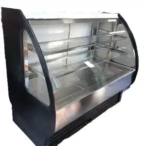 VITRINA VIDRIO CURVO PRO C/AIRE FORZADO 2.0 MTS
