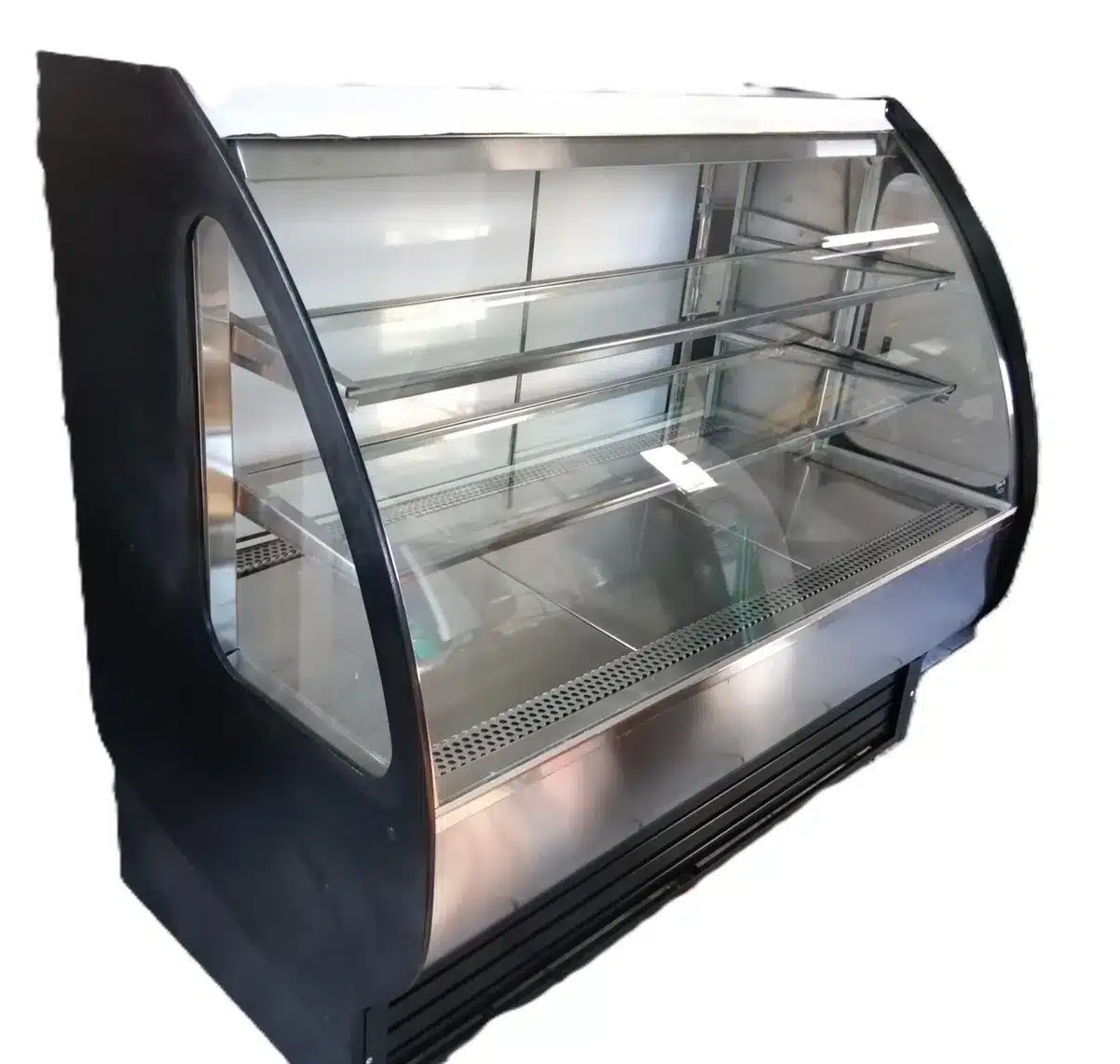 VITRINA VIDRIO CURVO PRO C/AIRE FORZADO 2.0 MTS