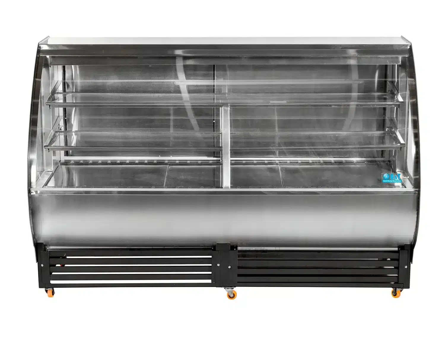 VITRINA VIDRIO CURVO PRO C/AIRE FORZADO 2.0 MTS - Imagen 3